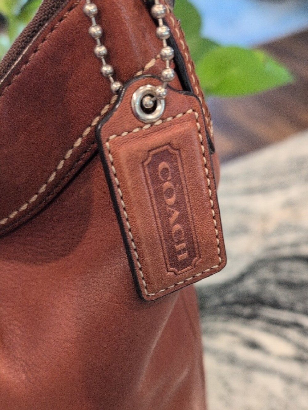 Coach Soho Pleated Brown Burnished Glove-Tanned Leather Hobo Shoulder Bag - Picture 2 of 12